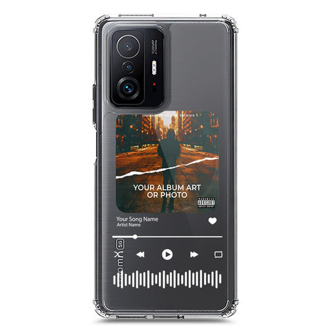 Xiaomi Mi 11T Cover - Personalised Album Art Series - Clear Phone Case - Soft Silicon Borders