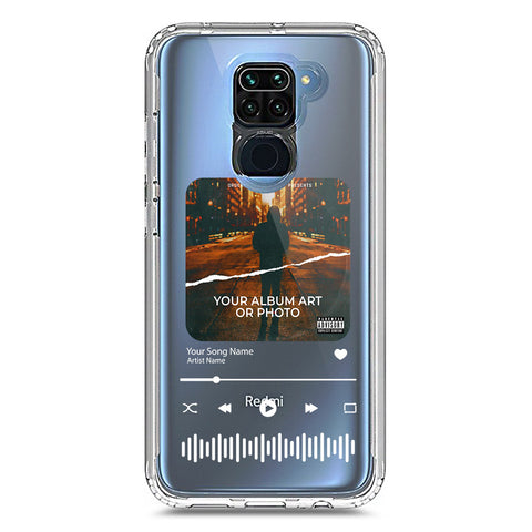 Xiaomi Redmi Note 9 Cover - Personalised Album Art Series - Clear Phone Case - Soft Silicon Borders