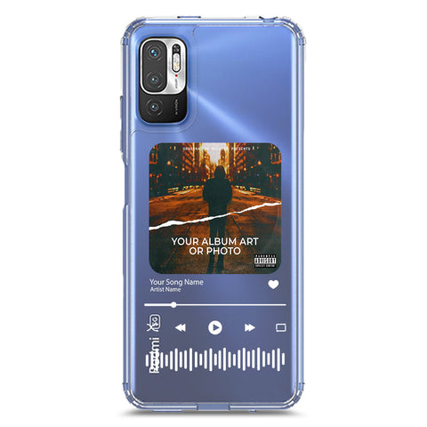 Xiaomi Redmi Note 10 5G Cover - Personalised Album Art Series - Clear Phone Case - Soft Silicon Borders