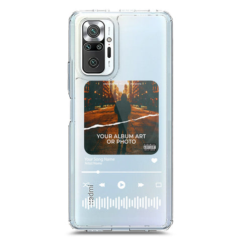 Xiaomi Redmi Note 10 Pro 4G Cover - Personalised Album Art Series - Clear Phone Case - Soft Silicon Borders