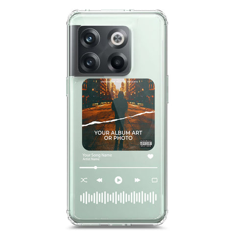 OnePlus 10T Cover - Personalised Album Art Series - Clear Phone Case - Soft Silicon Borders