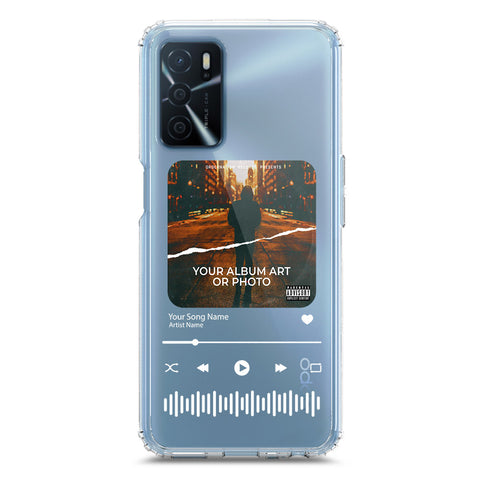 Oppo A54s Cover - Personalised Album Art Series - Clear Phone Case - Soft Silicon Borders