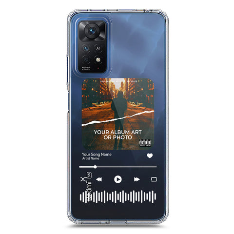 Xiaomi Redmi Note 11E Pro Cover - Personalised Album Art Series - Clear Phone Case - Soft Silicon Borders