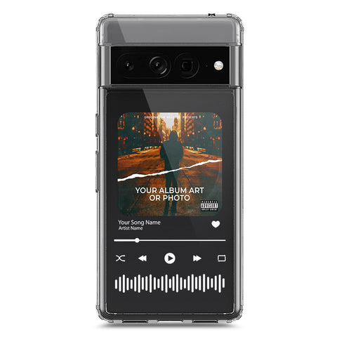 Google Pixel 7 Pro Cover - Personalised Album Art Series - Clear Phone Case - Soft Silicon Borders