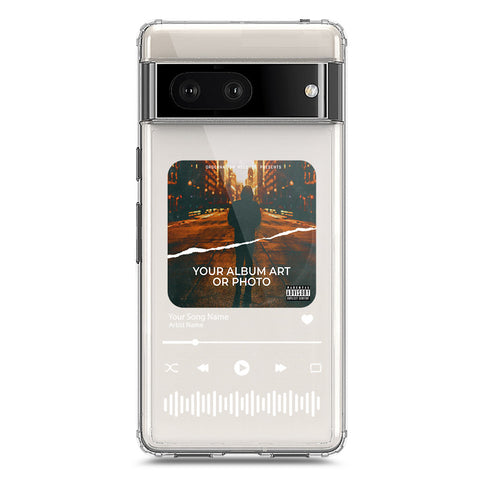 Google Pixel 7 Cover - Personalised Album Art Series - Clear Phone Case - Soft Silicon Borders