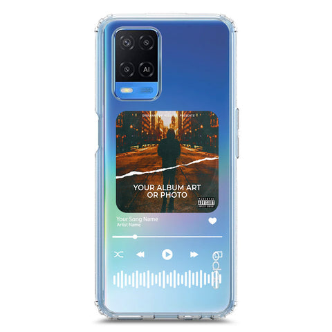 Oppo A54 4G Cover - Personalised Album Art Series - Clear Phone Case - Soft Silicon Borders