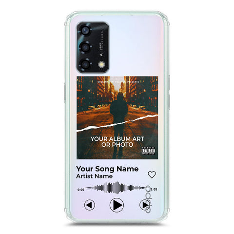 Oppo Reno 6 Lite Cover - Personalised Album Art Series - Clear Phone Case - Soft Silicon Borders