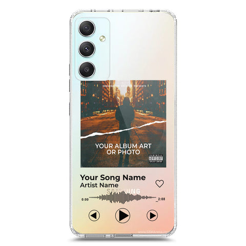 Samsung Galaxy A34 5G Cover - Personalised Album Art Series - Clear Phone Case - Soft Silicon Borders