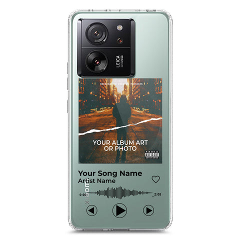 Xiaomi 13T Cover - Personalised Album Art Series - Clear Phone Case - Soft Silicon Borders
