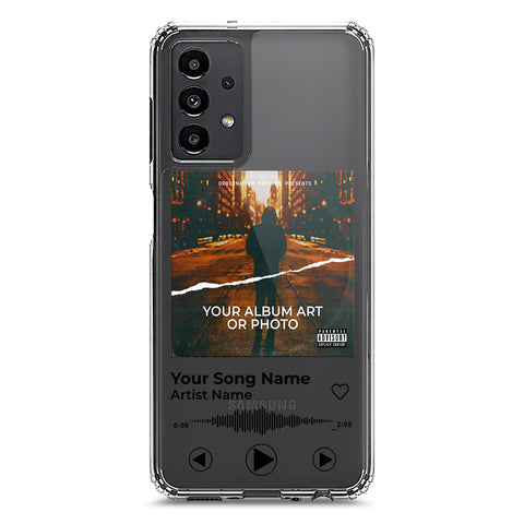 Samsung Galaxy A13 Cover - Personalised Album Art Series - Clear Phone Case - Soft Silicon Borders