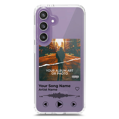 Samsung Galaxy S23 FE Cover - Personalised Album Art Series - Clear Phone Case - Soft Silicon Borders