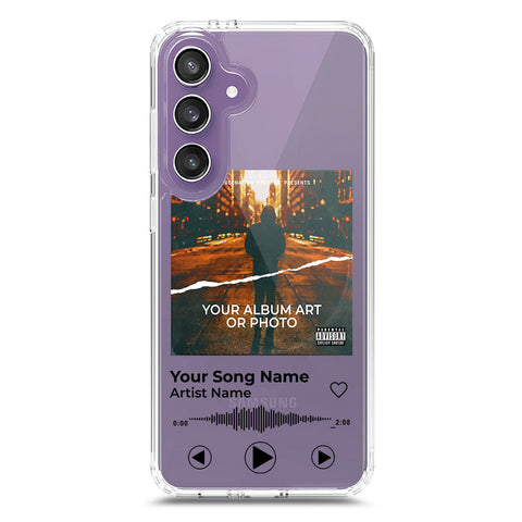 Samsung Galaxy S25 Plus Cover - Personalised Album Art Series - Clear Phone Case - Soft Silicon Borders