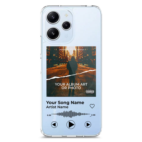 Xiaomi Redmi 12 Cover - Personalised Album Art Series - Clear Phone Case - Soft Silicon Borders