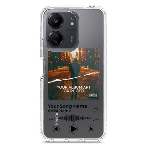 Xiaomi Poco C65 Cover - Personalised Album Art Series - Clear Phone Case - Soft Silicon Borders