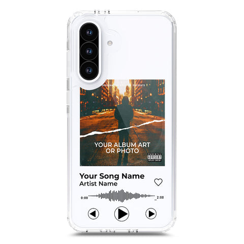 Samsung Galaxy A36 Cover - Personalised Album Art Series - Clear Phone Case - Soft Silicon Borders