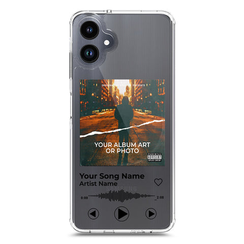 Samsung Galaxy A06 Cover - Personalised Album Art Series - Clear Phone Case - Soft Silicon Borders
