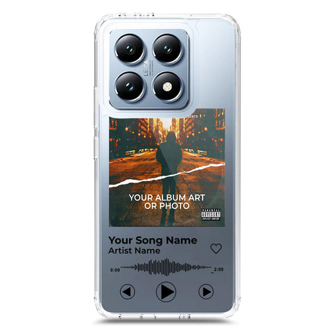 Xiaomi 14T Pro Cover - Personalised Album Art Series - Clear Phone Case - Soft Silicon Borders