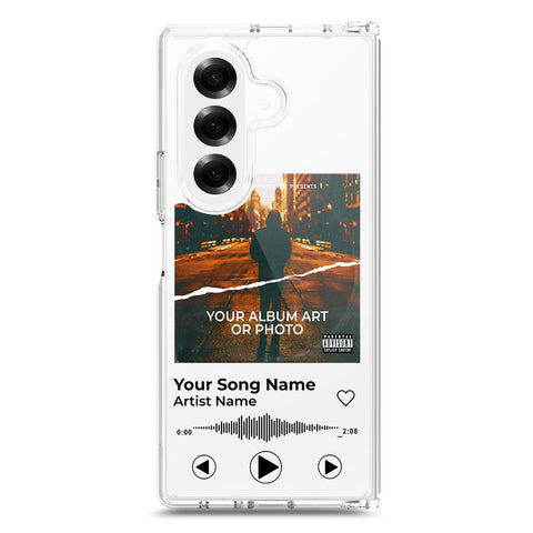 Samsung Galaxy Z Fold 7 Cover - Personalised Album Art Series - Clear Phone Case - Soft Silicon Borders