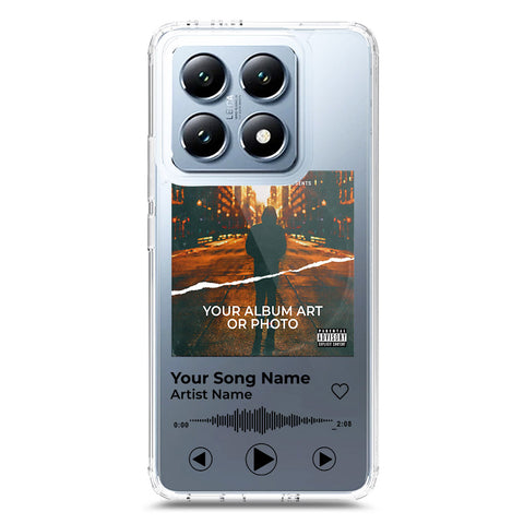 Xiaomi 14T Cover - Personalised Album Art Series - Clear Phone Case - Soft Silicon Borders