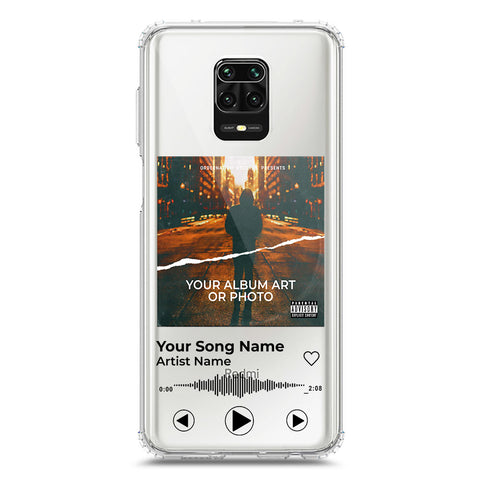 Xiaomi Redmi Note 9 Pro Max Cover - Personalised Album Art Series - Clear Phone Case - Soft Silicon Borders