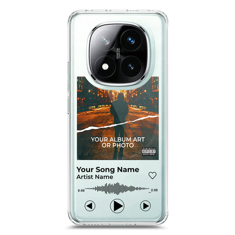 Xiaomi Redmi Note 14 Pro Plus 5G Cover - Personalised Album Art Series - Clear Phone Case - Soft Silicon Borders