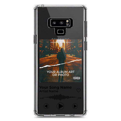 Samsung Galaxy Note 9 Cover - Personalised Album Art Series - Clear Phone Case - Soft Silicon Borders
