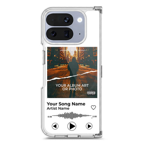 Google Pixel 10 Pro Fold Cover - Personalised Album Art Series - Clear Phone Case - Soft Silicon Borders