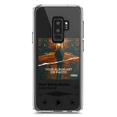 Samsung Galaxy S9 Plus Cover - Personalised Album Art Series - Clear Phone Case - Soft Silicon Borders