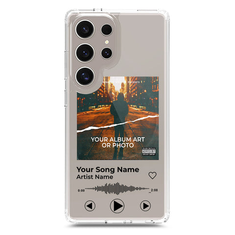 Samsung Galaxy S23 Ultra 5G Cover - Personalised Album Art Series - Clear Phone Case - Soft Silicon Borders