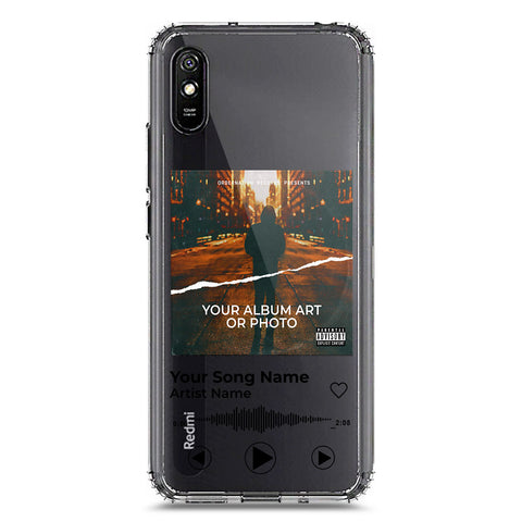 Xiaomi Redmi 9i Cover - Personalised Album Art Series - Clear Phone Case - Soft Silicon Borders
