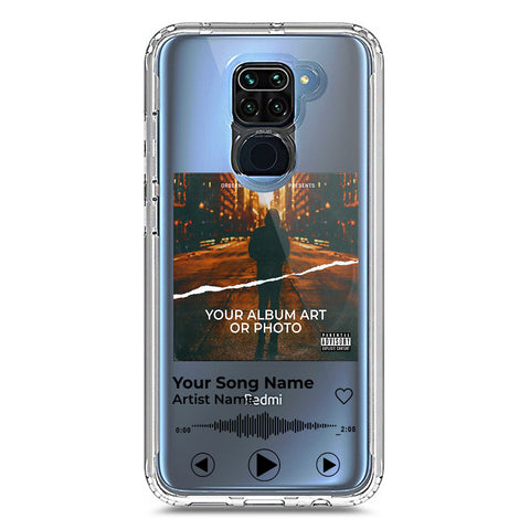 Xiaomi Redmi Note 9 Cover - Personalised Album Art Series - Clear Phone Case - Soft Silicon Borders