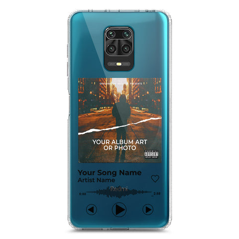 Xiaomi Redmi Note 9S Cover - Personalised Album Art Series - Clear Phone Case - Soft Silicon Borders