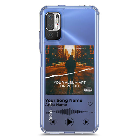 Xiaomi Redmi Note 10 5G Cover - Personalised Album Art Series - Clear Phone Case - Soft Silicon Borders