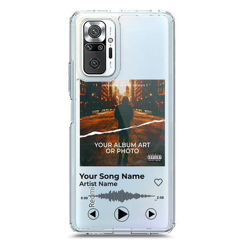 Xiaomi Redmi Note 10 Pro 4G Cover - Personalised Album Art Series - Clear Phone Case - Soft Silicon Borders
