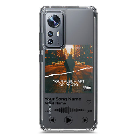 Xiaomi 12X Cover - Personalised Album Art Series - Clear Phone Case - Soft Silicon Borders