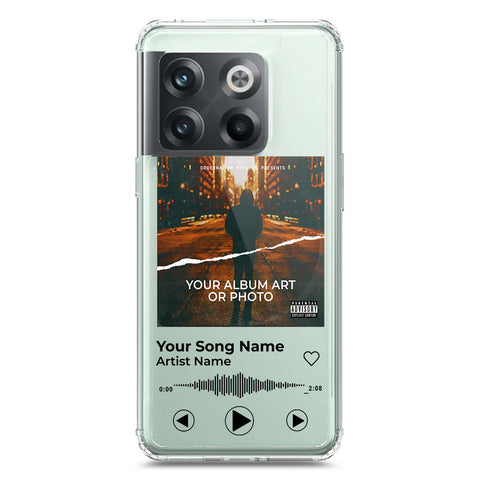OnePlus 10T Cover - Personalised Album Art Series - Clear Phone Case - Soft Silicon Borders