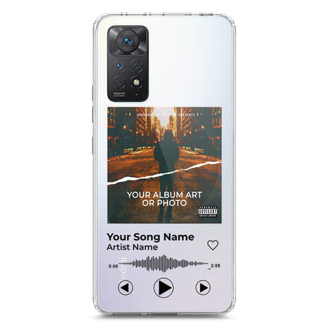 Xiaomi Redmi Note 11 Pro 5G Cover - Personalised Album Art Series - Clear Phone Case - Soft Silicon Borders