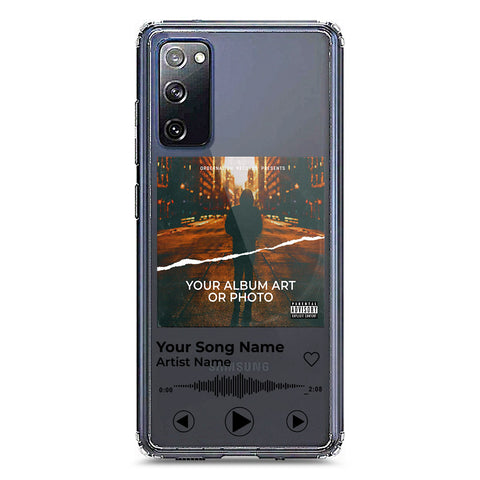 Samsung Galaxy S20 Cover - Personalised Album Art Series - Clear Phone Case - Soft Silicon Borders
