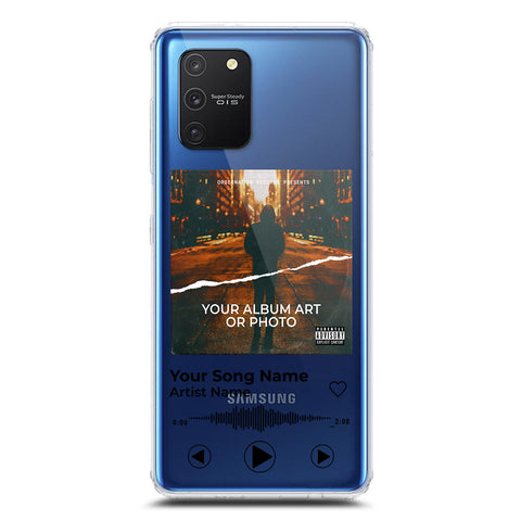 Samsung Galaxy A91 Cover - Personalised Album Art Series - Clear Phone Case - Soft Silicon Borders