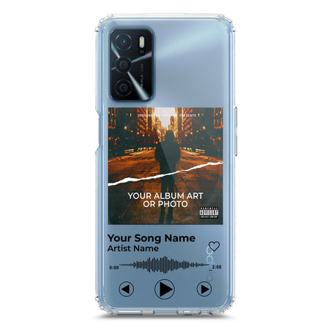 Oppo A54s Cover - Personalised Album Art Series - Clear Phone Case - Soft Silicon Borders