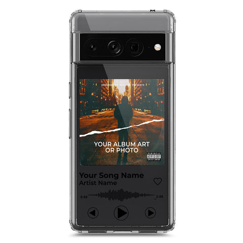 Google Pixel 7 Pro Cover - Personalised Album Art Series - Clear Phone Case - Soft Silicon Borders