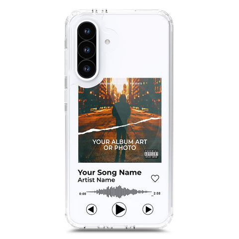 Samsung Galaxy M17 Cover - Personalised Album Art Series - Clear Phone Case - Soft Silicon Borders
