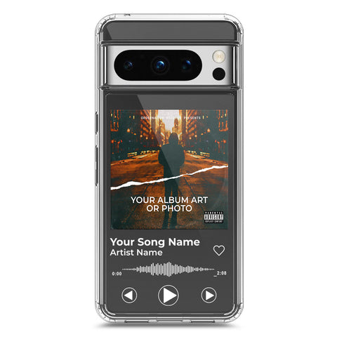 Google Pixel 8 Pro Cover - Personalised Album Art Series - Clear Phone Case - Soft Silicon Borders