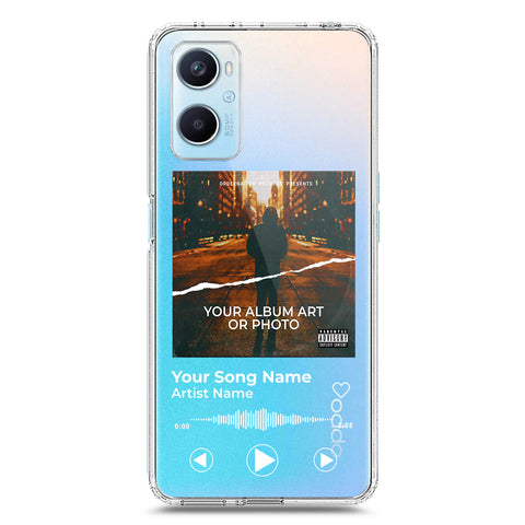 Oppo A96 4G Cover - Personalised Album Art Series - Clear Phone Case - Soft Silicon Borders