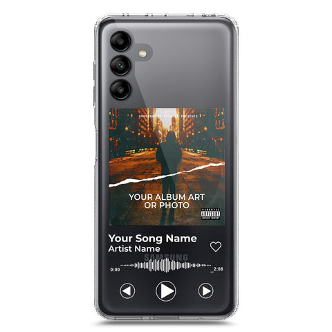 Samsung Galaxy A13 5G Cover - Personalised Album Art Series - Clear Phone Case - Soft Silicon Borders