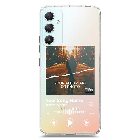 Samsung Galaxy A34 5G Cover - Personalised Album Art Series - Clear Phone Case - Soft Silicon Borders