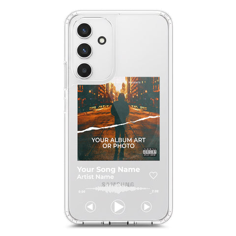 Samsung Galaxy A54 Cover - Personalised Album Art Series - Clear Phone Case - Soft Silicon Borders