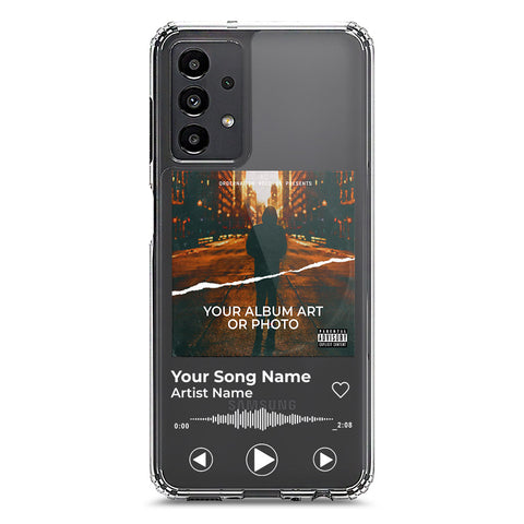 Samsung Galaxy A13 Cover - Personalised Album Art Series - Clear Phone Case - Soft Silicon Borders