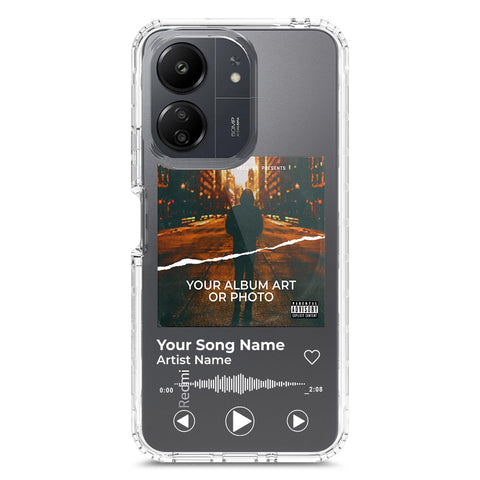 Xiaomi Poco C65 Cover - Personalised Album Art Series - Clear Phone Case - Soft Silicon Borders