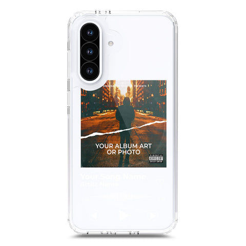 Samsung Galaxy A36 Cover - Personalised Album Art Series - Clear Phone Case - Soft Silicon Borders
